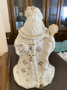 Lenox Keksdose Florentiner & Perle Weihnachtsmann Urlaub Weihnachten Unikat - Bild 1 von 9