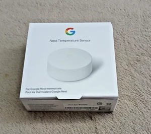 Google Nest Temperature Sensor White T5000SF New In Box, Sealed - Picture 1 of 8