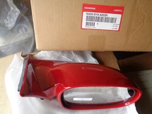 NOS HONDA 76200-SY8-A02ZK 1999 ACURA CL SIDE MIRROR RH MILANO RED OEM - Picture 1 of 5