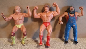 Vintage HULK Mr WONDERFUL Hillbillie Jim WWE WWF WRESTLING FIGUREN Titan - Bild 1 von 5