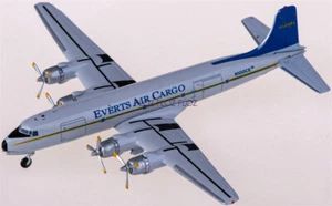 for AeroClassics Everts Air Cargo for Douglas DC-6 N100CE 1:400 Airplane Model - Picture 1 of 4