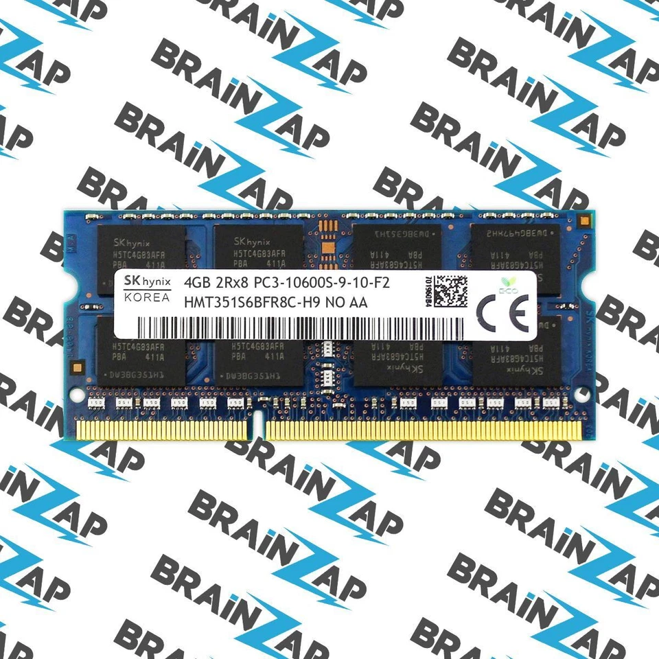RAM DDR3 4 GB Hynix HMT351S6BFR8C-H9 SO-DIMM - 2Rx8 PC3-10600S-9-10-F2 1333 MHz - Immagine 1 di 1