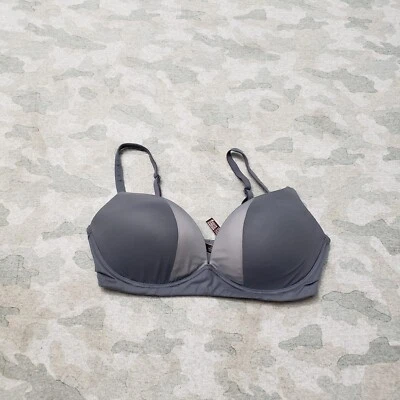 Victoria's Secret Bra Womens 34D Gray Body By Victoria No Wire - Image 1 of 4