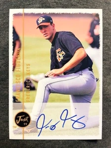 1999 Just Francisco Figueroa Rookie RC Auto Autograph Card - Picture 1 of 2