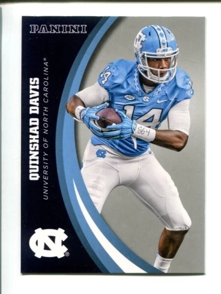 2016 PANINI NORTH CAROLINA QUINSHAD DAVIS SILVER SP #14 UNC TAR HEELS - Image 1 of 1