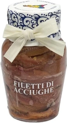 SICILIA BEDDA - SICILIA TENTAZIONI FILETTI DI ACCIUGHE IN OLIO DI OLIVA 160 GRAMMI