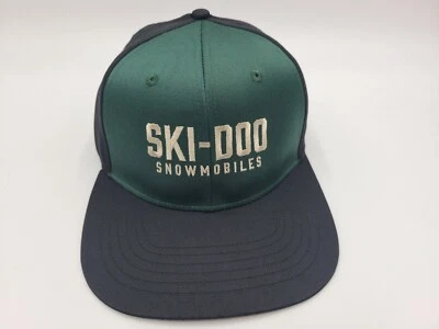 Ski-Doo Motos de Nieve Flex Ajustado (Parece S-M) Sombrero Gorra Nieve Hombres Mujeres Verde Negro Foto 1 de 4