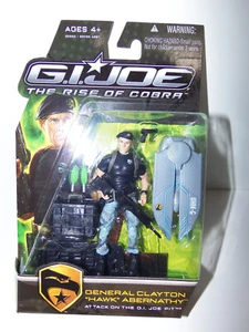 GI Joe The Rise Of Cobra Movie Gen Clayton Hawk Abernathy Action Figure MOC -NEW - Picture 1 of 2