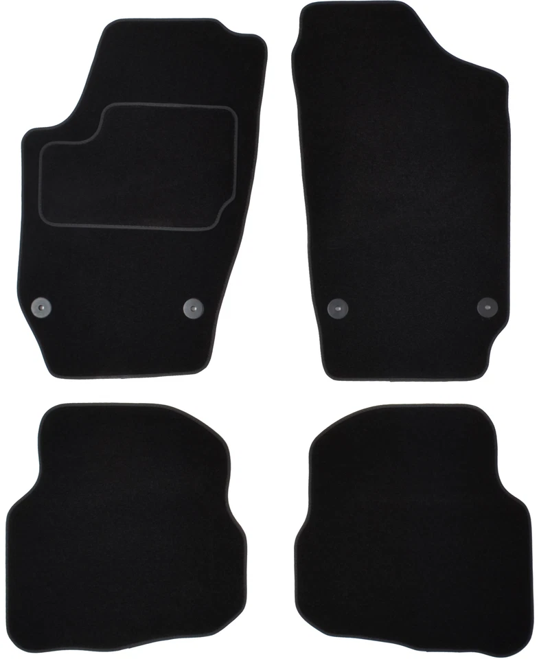 Fußmatten Set 4-teilig für VW Polo IV 4 9N passform Autoteppich 2003-2009 - Bild 1 von 1