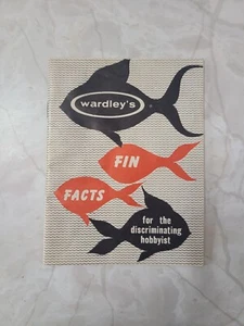 Wardley's Fin Facts Vintage Mid Century Pet Care Brochure Tropical Fish Care - Picture 1 of 3