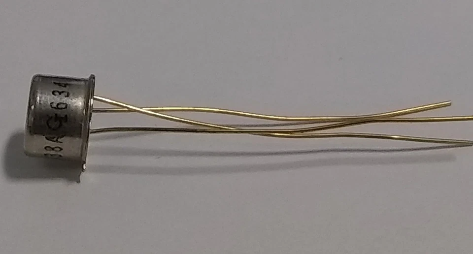 GI 2N438A STANDARD POWER TRANSISTOR OLD GOLD - Image 1 of 3