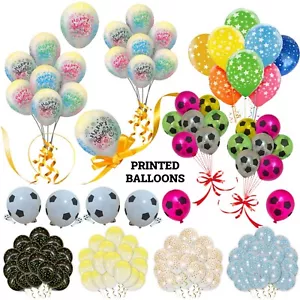 GLOBOS DE HELIO IMPRESOS 12"" mezcla colorida baby shower AMOR globo estampado - Imagen 1 de 27