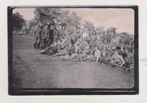 1945 WW2 Group of Men Soldiers Friends Buddies Partisans Military Old Photo - Picture 1 of 7