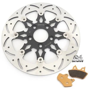 Floating 11.5" Rear Brake Rotor Pads for Harley Touring Electra Glide 2000-2007 - Picture 1 of 10