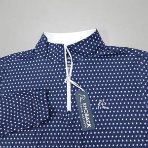 Rhoback The Armstrong Performance Q-Zip Golf 1/4 Zip Wicking Soft Breathable - Picture 1 of 11