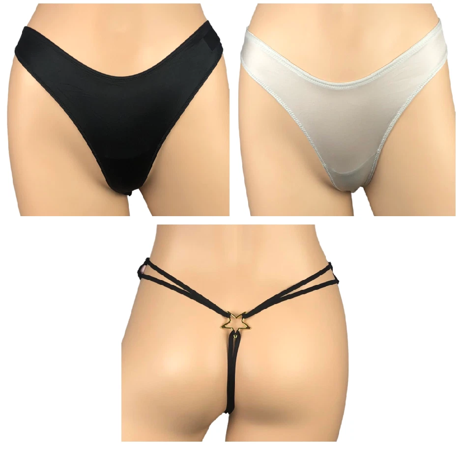 VICTORIA'S SECRET MUY SEXY STARSTRUCK TIRAS PIERNA ALTA TANGA PANTY XS S M L XL Foto 1 de 1