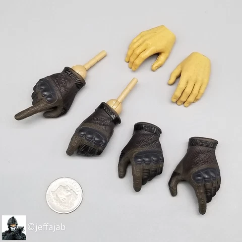 1:6 Easy & Simple NSWDG Infiltration Team Gloved Hands Set for 12" Figures Cover