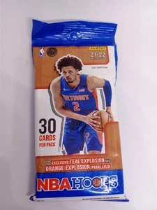 Panini NBA Hoops 2021-22 NBA Baloncesto Colgador Pack - 30 Tarjetas - Totalmente Nuevo - Imagen 1 de 4