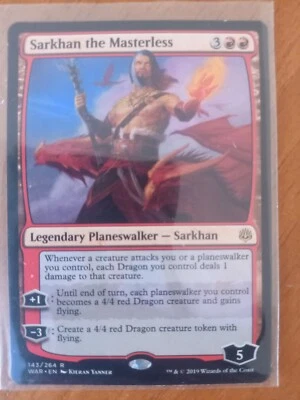 Sarkhan The Masterless Magic The Gathering Planeswalker War Of The Spark 143 Red - Image 1 of 2
