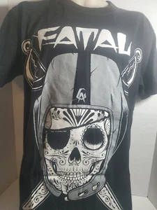 Fatal Brand T-shirt Air Raider Skull Cutlasses Size Large L Airforce  Size L - Picture 1 of 3