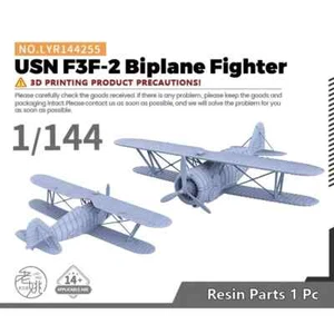 Yao's Studio LYR144255 1/144 Military Model Kit USN F3F-2 Biplane Fighter - Picture 1 of 4