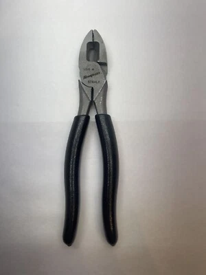 Snap On Tools New 57AHLP Black Soft Grip 7" Lineman's Pliers USA 57AHLPBLK - Image 1 of 3