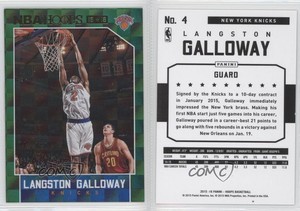 2015-16 Panini NBA Hoops Green Langston Galloway #4