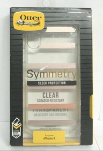 OtterBox Symmetry Inside The Lines For Apple iPhone Xs X Striped Ombre Clear - Picture 1 of 2