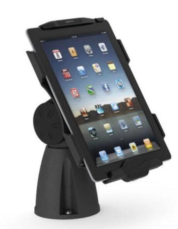 Excellent iPad Table/Flip Mount POS Anti-theft Stand Enclosure w/Security Lock - Image 1 of 1
