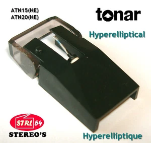 Atn15 - Atn20 Stylus Hyperelliptical Tonar for Audio-Technica At15sa, At20sla.. - Picture 1 of 3