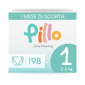 Pannolini Pillo Taglia 1 Newborn (2-5 kg) - Formato Scorta Pannolini Neonato - Foto 1 di 8