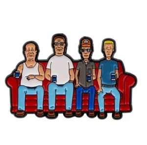 King Of The Hill Hank Hill Metal Enamel Pin- New! Yup, Bill, Dale, Boomhauer - Picture 1 of 5