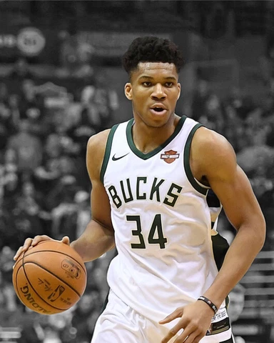 Milwaukee Bucks GIANNIA ANTETOKOUNMPO Glossy 8x10 Photo Spotlight Print Poster Cover