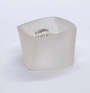 Tiffany & Co Frank Gehry Torque Carved Quartz Wide Ring Size 3.75 - Picture 1 of 4