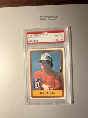Donruss Golf Bob Murphy 1981 #41 PSA 10 Foto 1 de 2