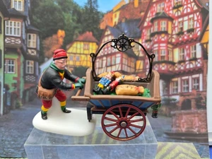 Dept 56 Heritage Village Collection Cascanueces Vendedor y Carro Retirado #56183 - Imagen 1 de 13