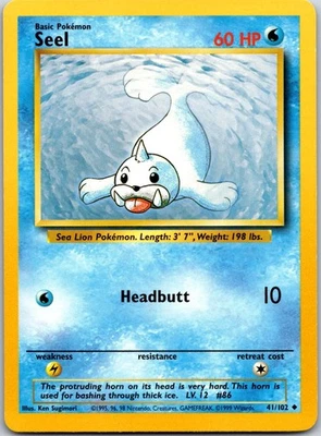 Seel Uncommon Base Set Normal 041/102 HP - Image 1 of 2