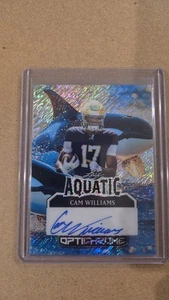 2025 LEAF OPTICHROME Aquatic Shimmer AUTO 1/1 CAM WILLIAMS Notre Dame - Picture 1 of 3