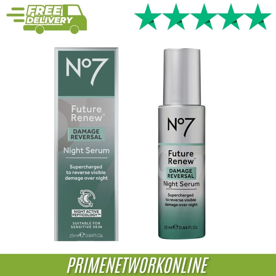 No7 Future Renew™ Damage Reversal Night Serum 100% ORIGINAL ⭐⭐⭐⭐⭐