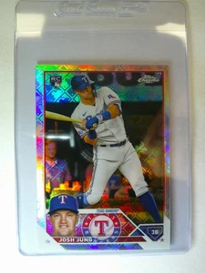2023 Topps Chrome - Josh Jung #93 Rifrattore (RC) - COME NUOVO - CONFEZIONE FRESCA 🔥 - Foto 1 di 2