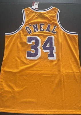 Los Angeles Lakers Shaquille O’Neal 1996 Home Jersey - Image 1 of 2