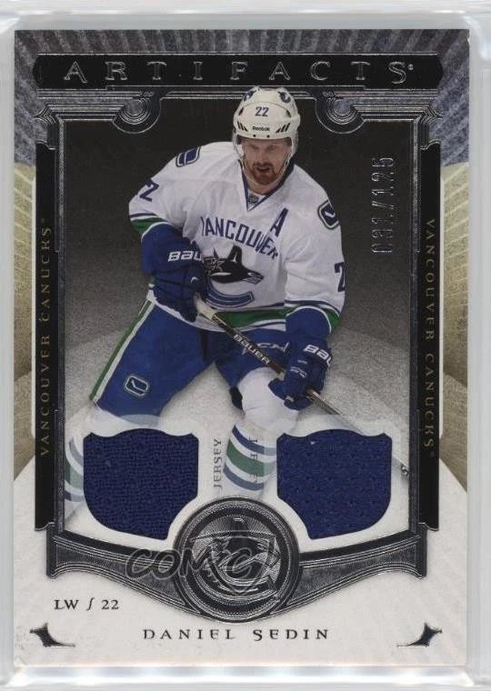 2015-16 Upper Deck Artifacts Materials /125 Daniel Sedin #38 HOF - Image 1 of 2