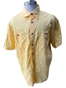 Camisa Gordon Smith Amarilla Informal Botón Frontal Algodón Estampado Tabla de Surf Para Hombres XL - Imagen 1 de 8