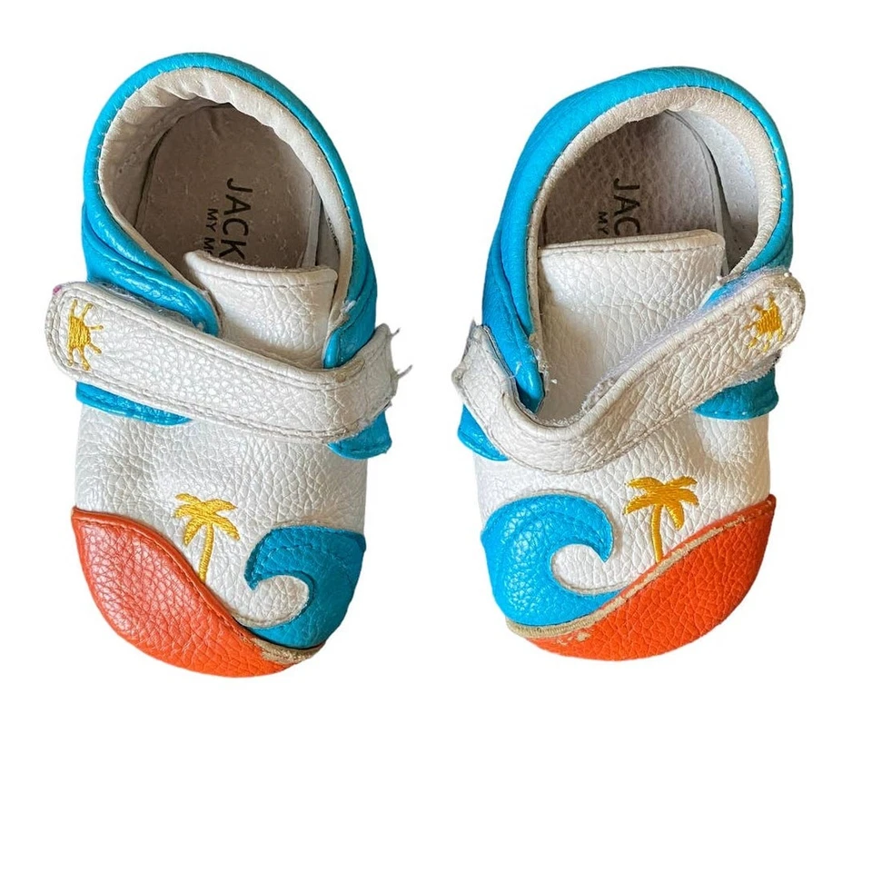 Jack and Lily My Mocs Palm Trees Waves Shoes  - Image 1 of 4