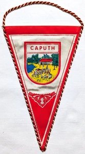 Orig. DDR Wimpel Caputh Brandenburg Urlaub FDGB FDJ Ostsee Potsdam Schwielowsee - Bild 1 von 2