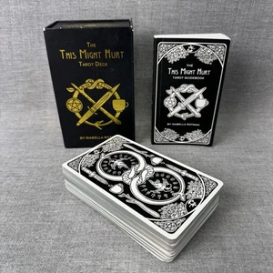 This Might Hurt Tarot Deck 78 Cards & Guidebook Indie First Edition 2019 - Picture 1 of 17