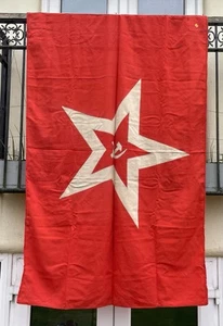 CCCP UDSSR Imperial Russian Navy Cold War Ensign Flag 6ft x 3’10” Dated 1982 VGC - Bild 1 von 10