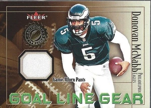 2001 Fleer Authority Goal Line Gear #35 Donovan McNabb Pants - FB - Picture 1 of 2