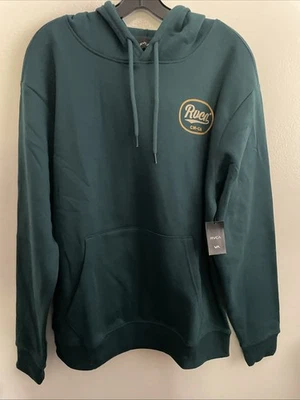 New RVCA Long Sleeve Hoodie Sweatshirt Mens Street Artist Design Logo Size M - Image 1 of 4