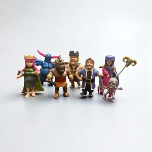 LOTE de 7 figuras de acción de Clash of Clans mago bárbaro Pekka arquero reina bruja - Imagen 1 de 16